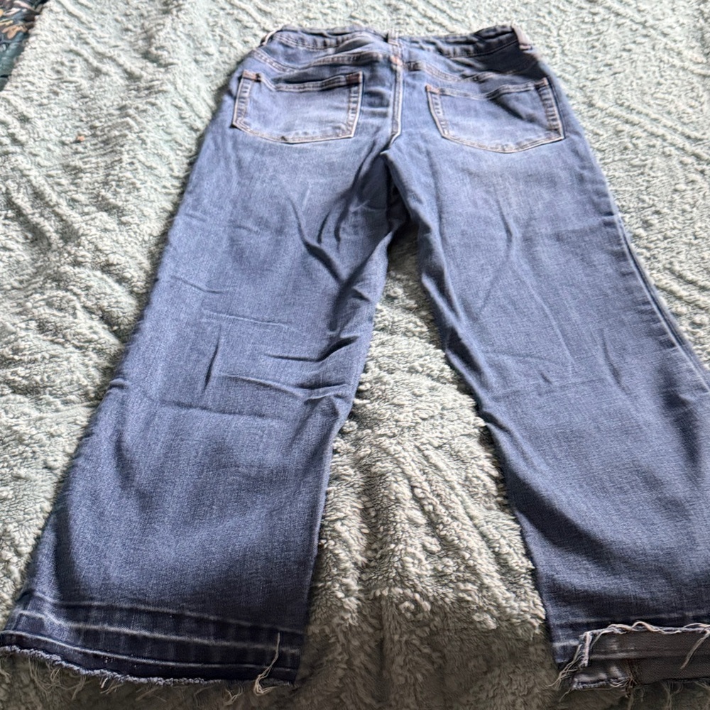Oat New York Flare Jeans in Classic Blue - Picture 5 of 5